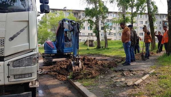 Начались работы по реализации проекта "Парковка во дворе" ТОС "ОЗЕРА"