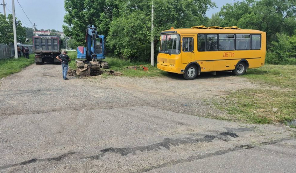 Проводятся работы по проекту "Дорожка домой" ТОС "Мирные"