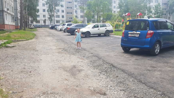 Завершены работы по проекту "Автопарковка во дворе" ТОС "Мой двор"